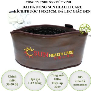 Đai đá nóng Hàn Quốc Sun Health Care (mẫu mới về)